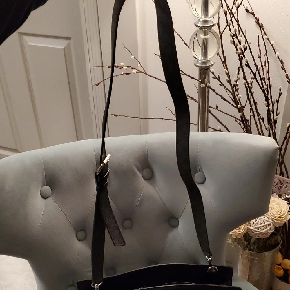 Nine West Elegant Black Purse W Bonus Mini Purse.. - Picture 15 of 15